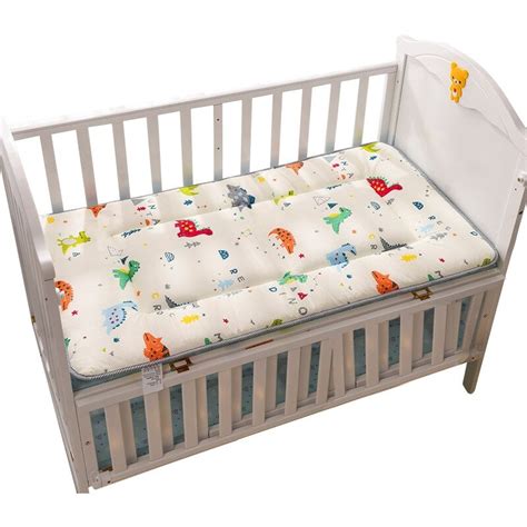 Baby Bed Crib Mattress Pad Double Sides Cotton Mesh - Orbisify.com