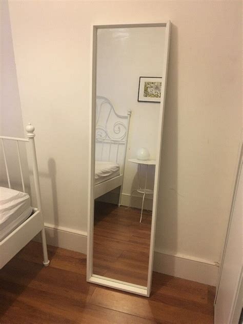 IKEA | FULL LENGTH MIRROR | WHITE | 40cm X 160 cm | in Muswell Hill ...