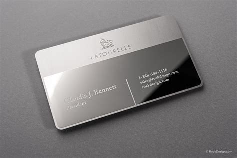 Stainless Steel Business Cards