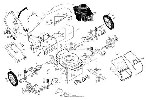 Husqvarna 6022 CHA (6022RPA) (2000-01) Parts Diagram for Rotary Lawn Mower