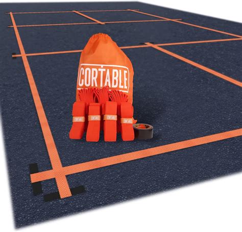 Amazon.com : Cortable Temporary Pickleball Court Lines - The Original ...