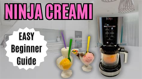 Ninja Creami Ice Cream Maker: EASY Beginner's Guide - YouTube