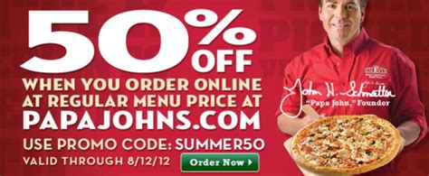 Papa Johns Coupons - Bed Bath and Beyond Insider