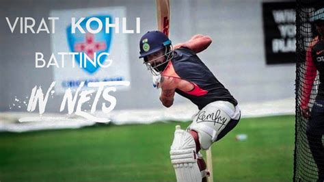 Virat Kohli Batting Practice In Nets (HD) | Sport Blaster - YouTube