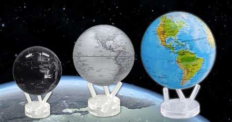 MOVA globes - Solar powered self-spinning globes - The Gadgeteer