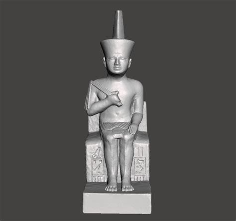 Pharaoh Khufu 3D Printed Egyptian Statue Replica / - Etsy