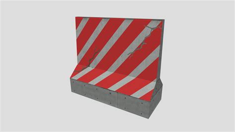 concrete block(low poly) - Download Free 3D model by 3d_modeller ...