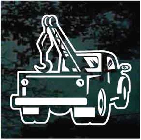 Vintage Tow Truck Decals & Car Window Stickers | Decal Junky