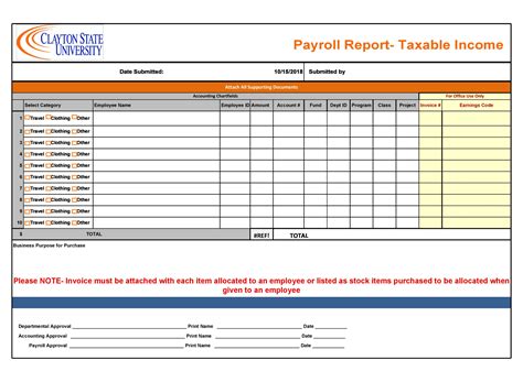 40 Free Payroll Report Templates (Excel / Word) ᐅ TemplateLab