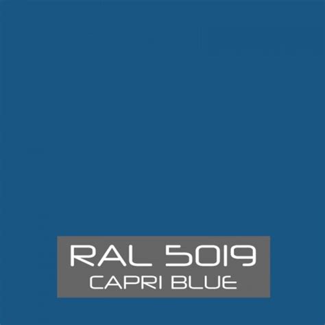 RAL 5019 Capri Blue tinned Paint Buzzweld Coatings