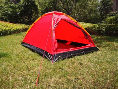 Jual TENDA CAMPING KAPASITAS 2 ORANG SINGLE LAYER - TENDA PANTAI ...