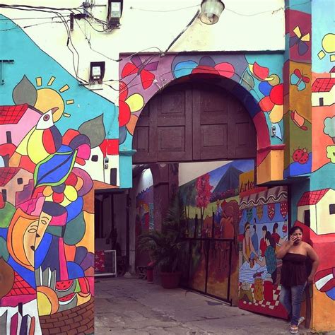 A mural that channels the style of the famous Salvadoran artist ...