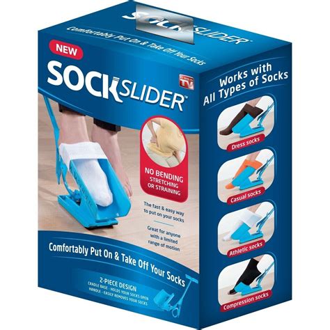 Sock slider Sock Aid Easy On & Easy Off Easiest Way To Put Socks On | eBay