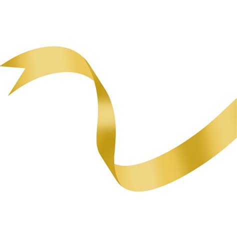 Gold Ribbon Banner 8822122 PNG