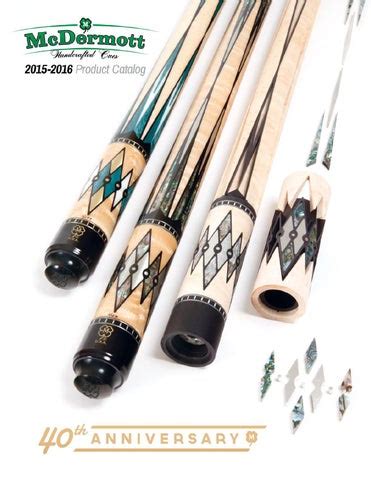 2015-2016 Catalog // McDermott Pool Cues by McDermott Cue - Issuu