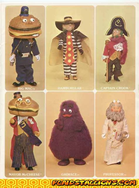 Remco I McDonalds Characters I 1976 Catalog I Plaidstallions.com