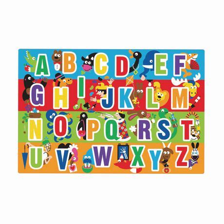 Melissa & Doug Alphabet Giant Cardboard Floor Puzzle (36 Pcs) | Walmart ...