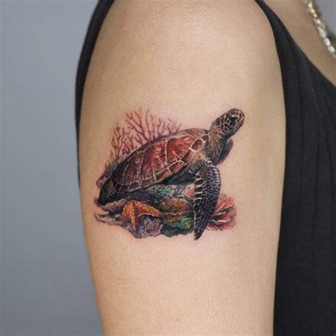 Small Sea Turtle Tattoo : 80 Simple And Small Sea Turtle Tattoos Design ...