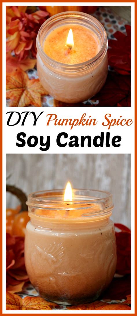 DIY Pumpkin Spice Soy Candle