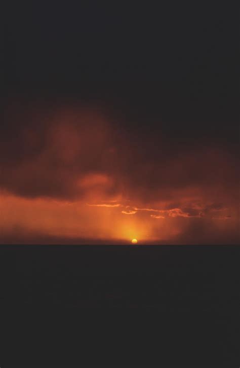 Free Stock Photo of Dramatic Sunset on Horizon - Dark Skies | Download ...