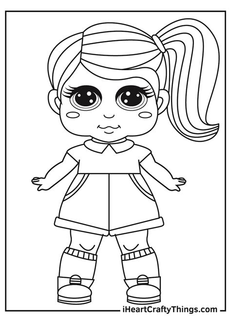 Baby Doll Coloring Sheets