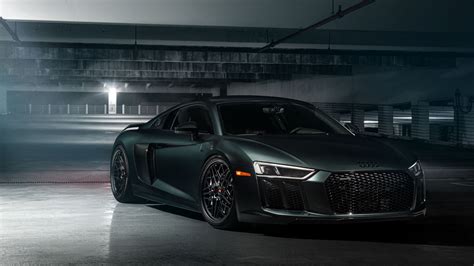 Audi R8 Wallpaper 1920x1080 Black