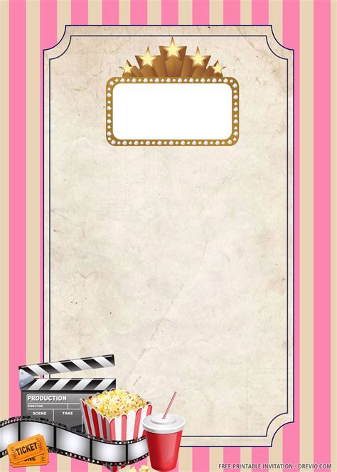 Movie Night Invitation Ideas