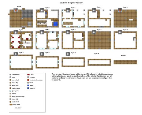 Minecraft House Designs Blueprints