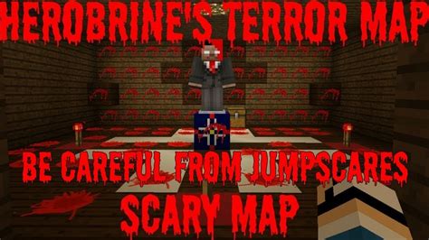 MINECRAFT:HEROBRINE'S TERROR 😱| HORROR MAP(SO SCARY) - YouTube