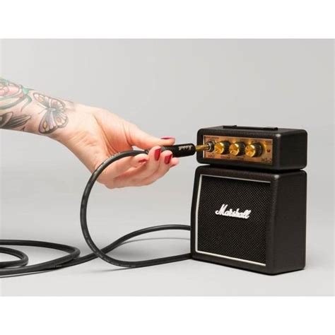 Marshall MS-2 mini amp Battery powered headphone amp Black - Guitar Mania