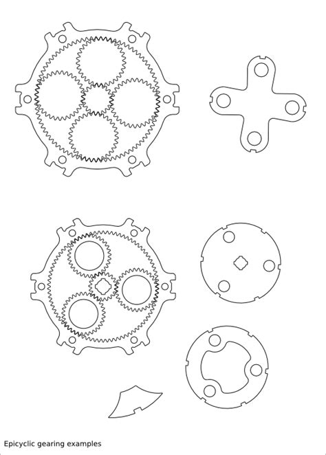 25. Epicyclic Gearing Design — Cnc25D 0.1.10 documentation