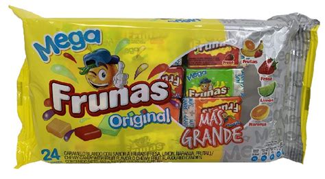 Buy FRUNAS Mega Original Caramelo Blando con Sabor a Frutas 462 gr ...