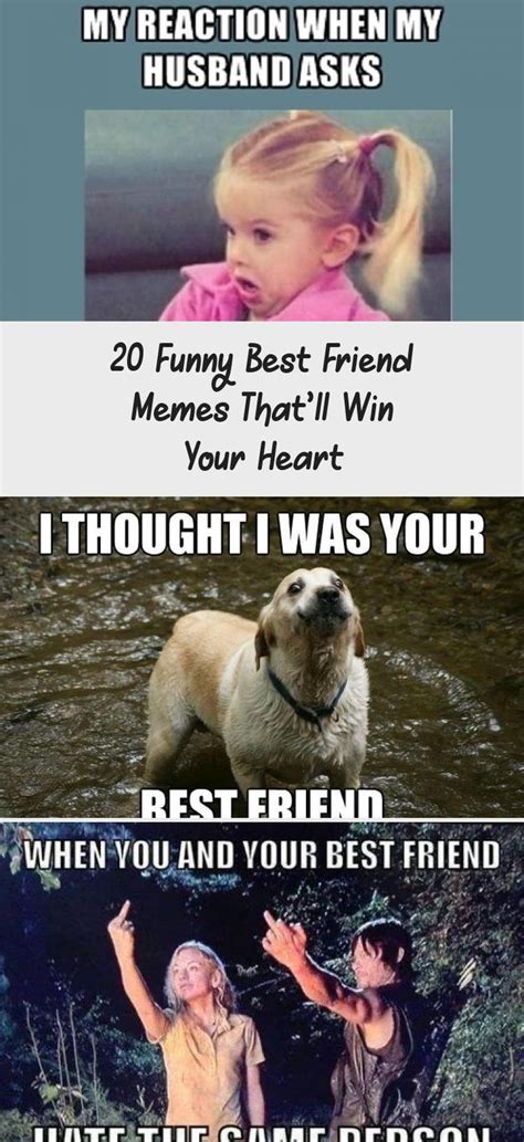 20 Funny Best Friend Memes That’ll Win Your Heart | Funny best friend ...