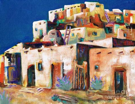 Gateway Into The Pueblo Painting by Frances Marino - Fine Art America