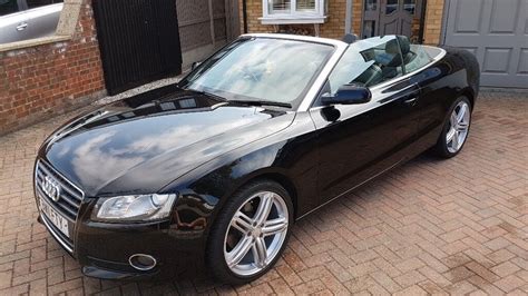 Audi A5 Cabriolet 1.8 TFSi SE ; Black ; 19" S Line alloys ; Low mileage ...