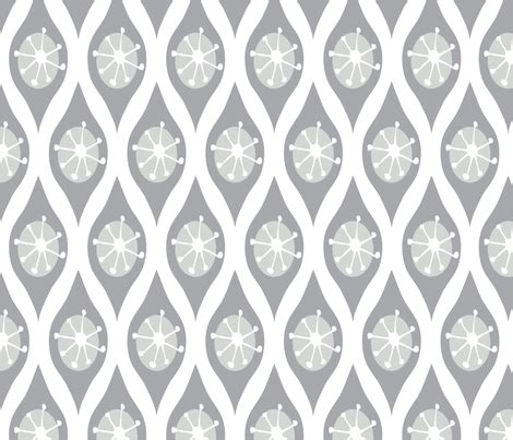 Modern Grey and White fabric - emilyannstudio - Spoonflower