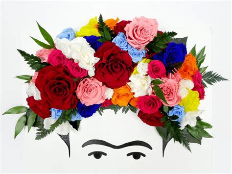 Frida Kahlo Preserved Flower Tribute - Jet Fresh Flower Distributors