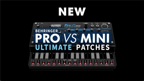 BEHRINGER PRO VS MINI PATCHES | The NEW Synth Presets!