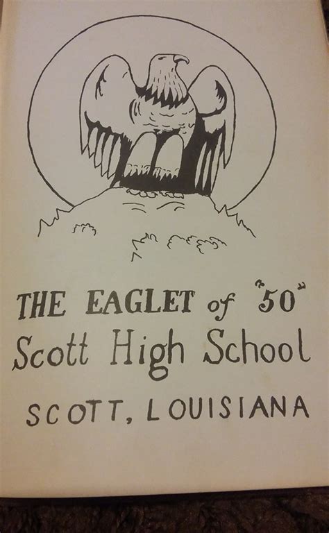 Scott High School "Eaglets" yearbook pages - Home