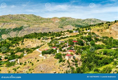 Subasi Village in the Eastern Taurus Mountains, Turkey Stock Image ...