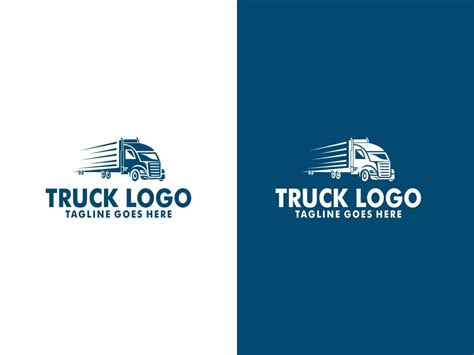 Truck logo design vector. Truck cargo, logistic, delivery logo template ...