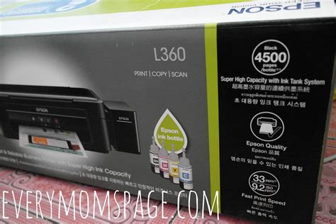 Copy, Print Scan with Epson L360