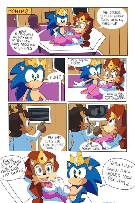 Commission Queen Sally is Pregnant Page 4 by Domestic-hedgehog | Sonic ...