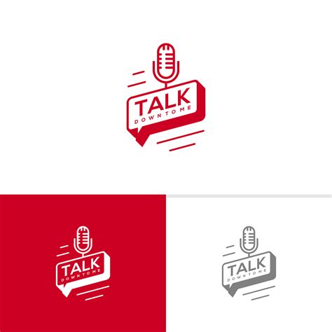 Podcast logo template, Creative Talk logo design vector, Podcast logo ...