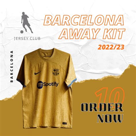 Barcelona Away Kit 22/23 - Jersey Club BD