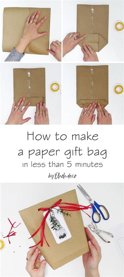 How to make a paper gift bag - Baby Stuff and Crafts | Gift bags diy ...