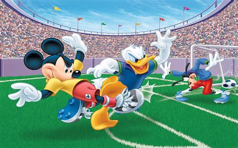 Disney football, football, donald, mickey, disney, goofy, HD wallpaper ...