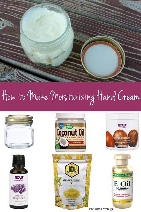 DIY Moisturizing Hand Cream - Life With Lovebugs