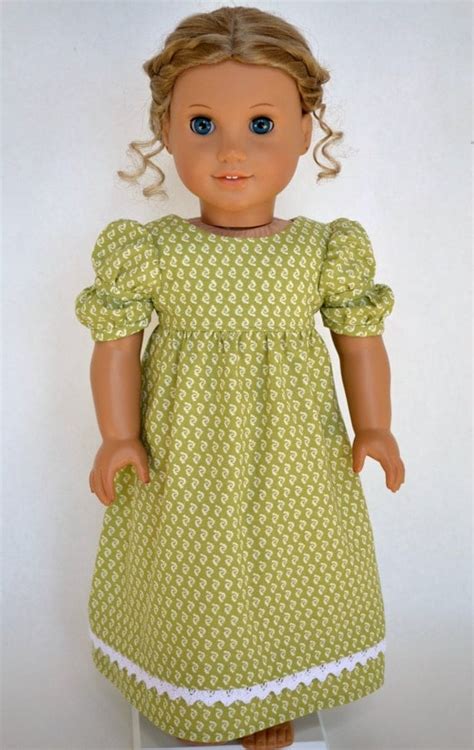 American Girl 18 Inch Historical Doll Dress Regency Era Empire