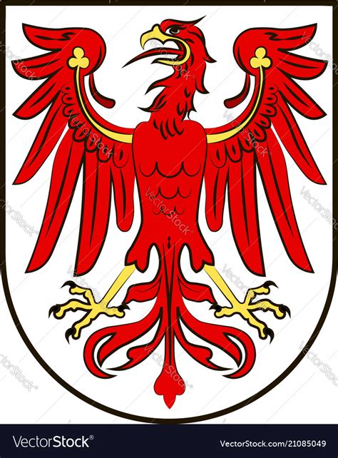 Coat arms brandenburg germany Royalty Free Vector Image